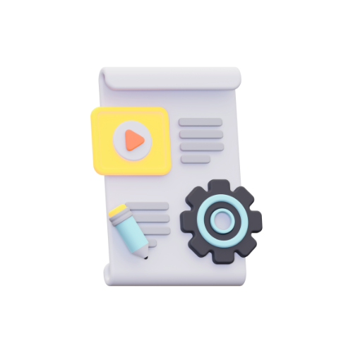 Content marketing and management icon