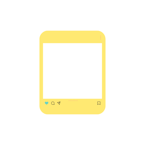 Social post icon representing social post content creation services